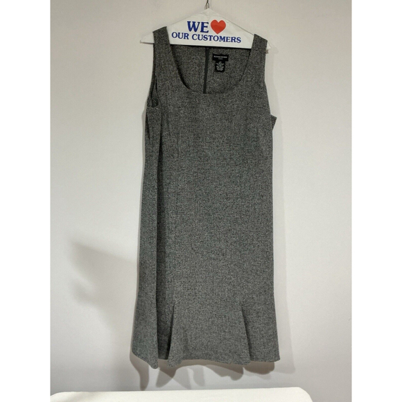 Sutton Studio Dresses & Skirts - Woman’s Sutton Studio Woman’s 14w Black White Lined Midi Dress Zip Back